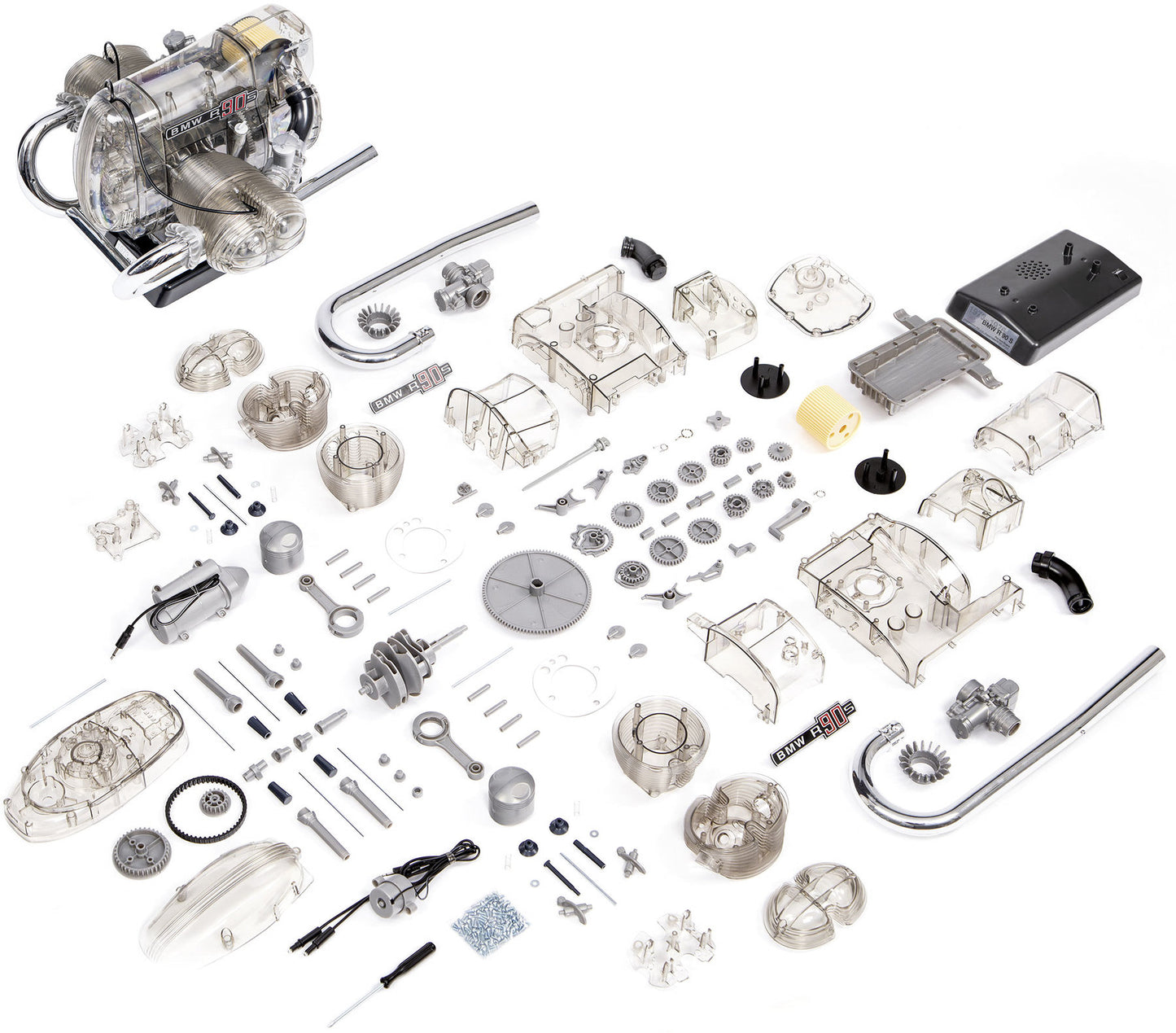 BMW R 90 S Boxer Engine - DIY Model Kit