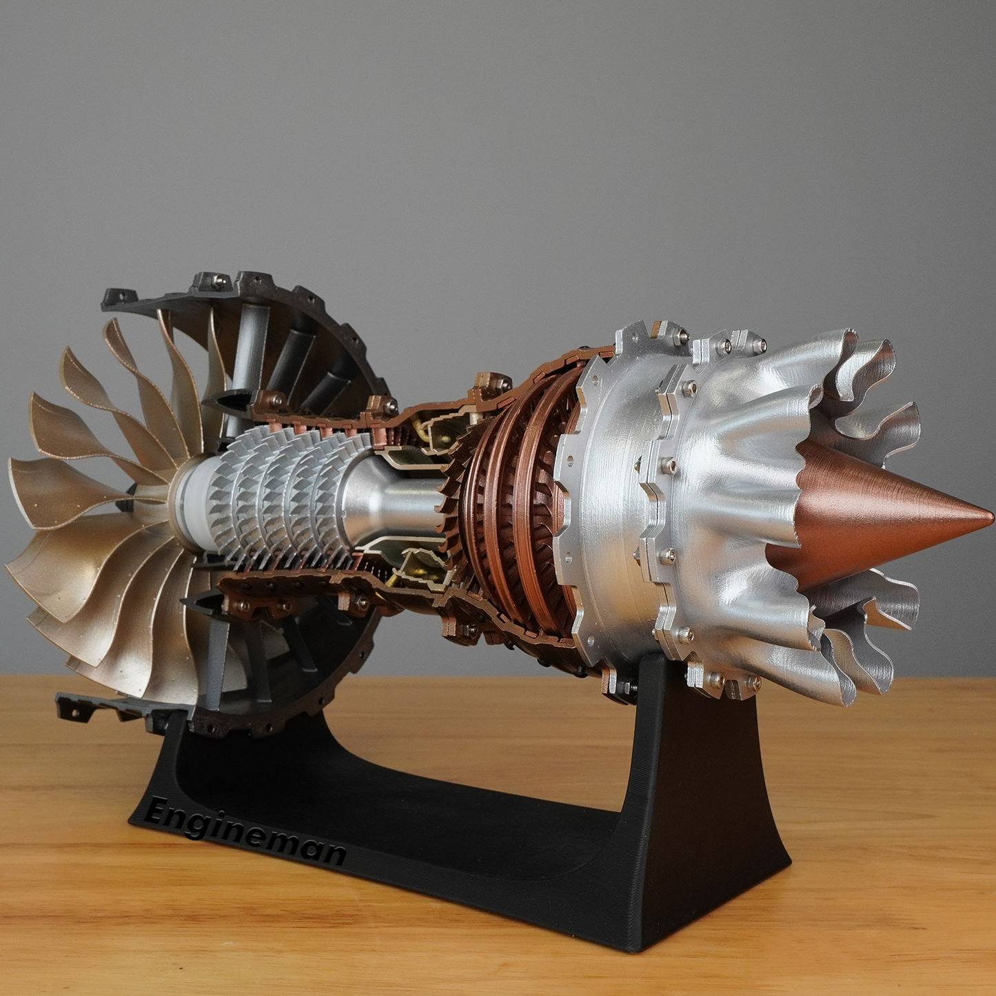 Engineman TR900 Jet Engine kit - 3D Printing Turbofan Aircraft Engine Toy Model