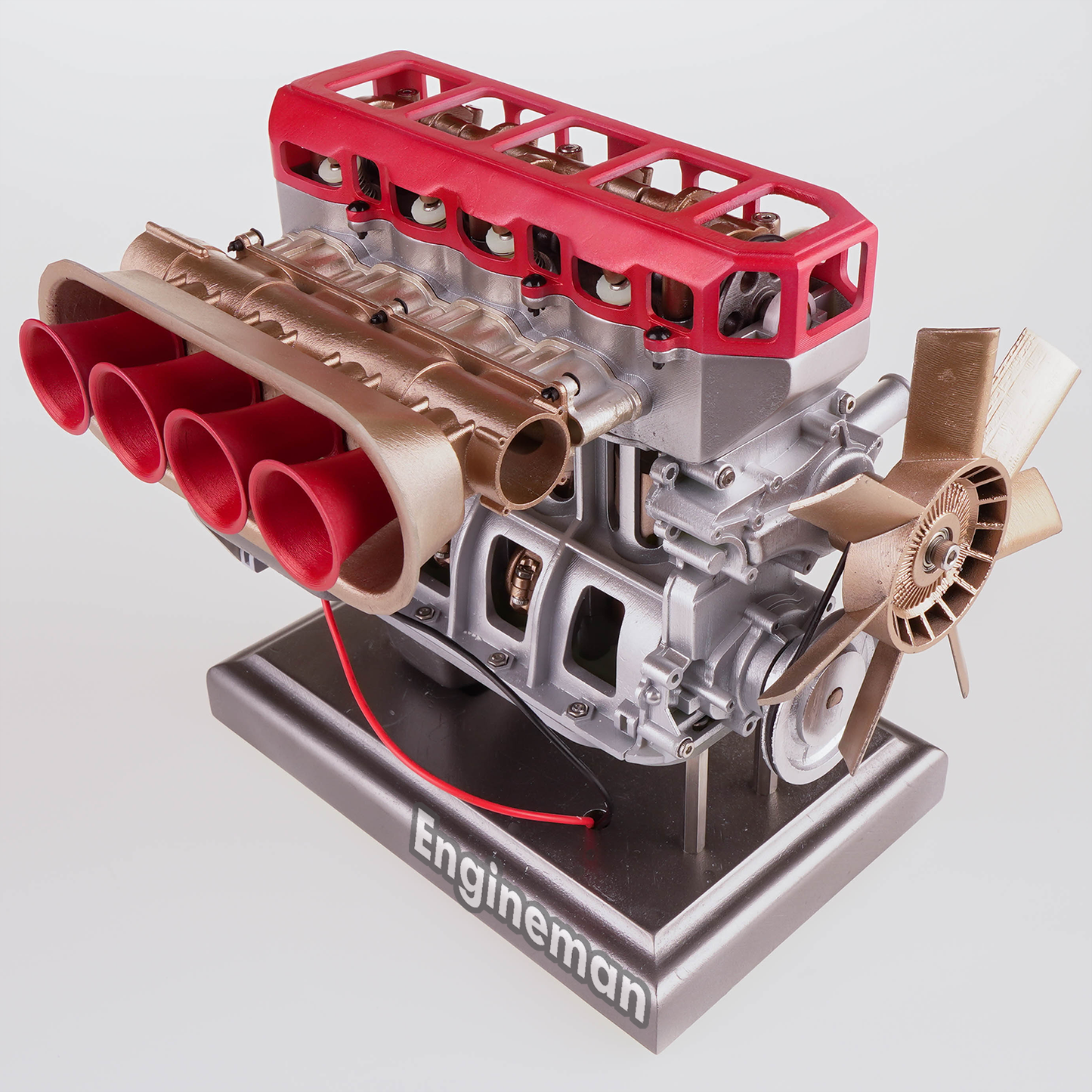 L4 Engine Straight-four Inline four cylinder piston engine--Runnable