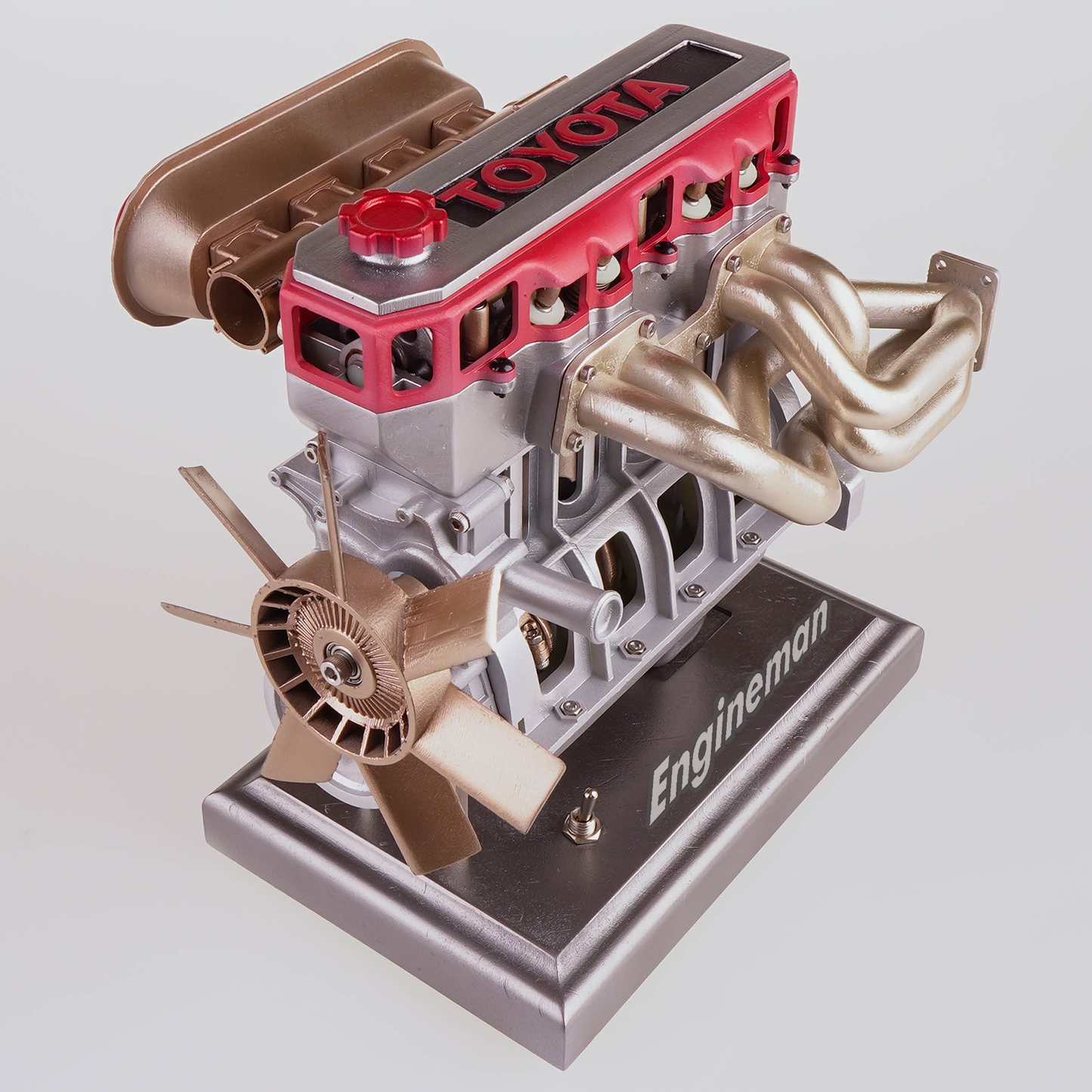 L4 Engine Straight-four Inline four cylinder piston engine--Runnable