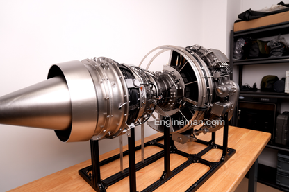 CFM56 Turbofan Jet Engine Cutaway Model 1:3 - 3D printing