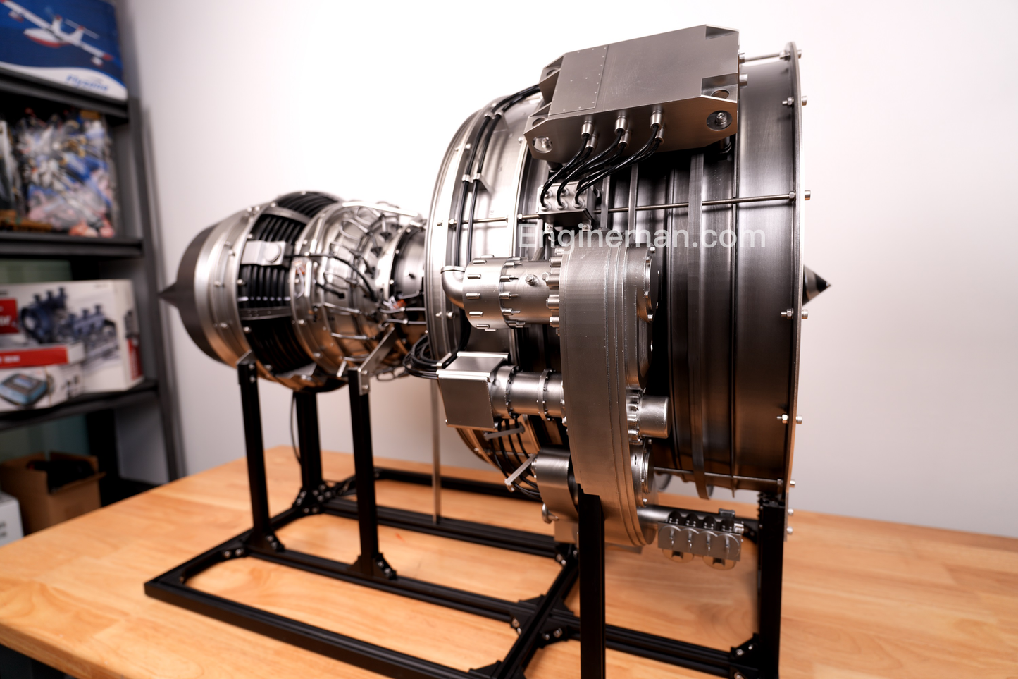 CFM56 Turbofan Jet Engine Cutaway Model 1:3 - 3D printing