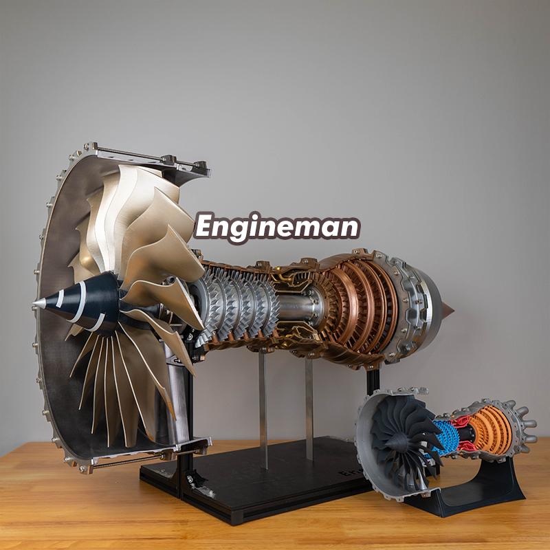 Turbofan Demonstration Model - 3D printing STEM Jet Engine