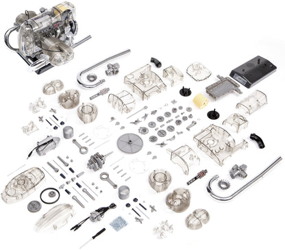 Flat Twin Airhead Engine Model Kit - Build Your Own 2 Cylinder Engine - BMW DIY Assembly Kit