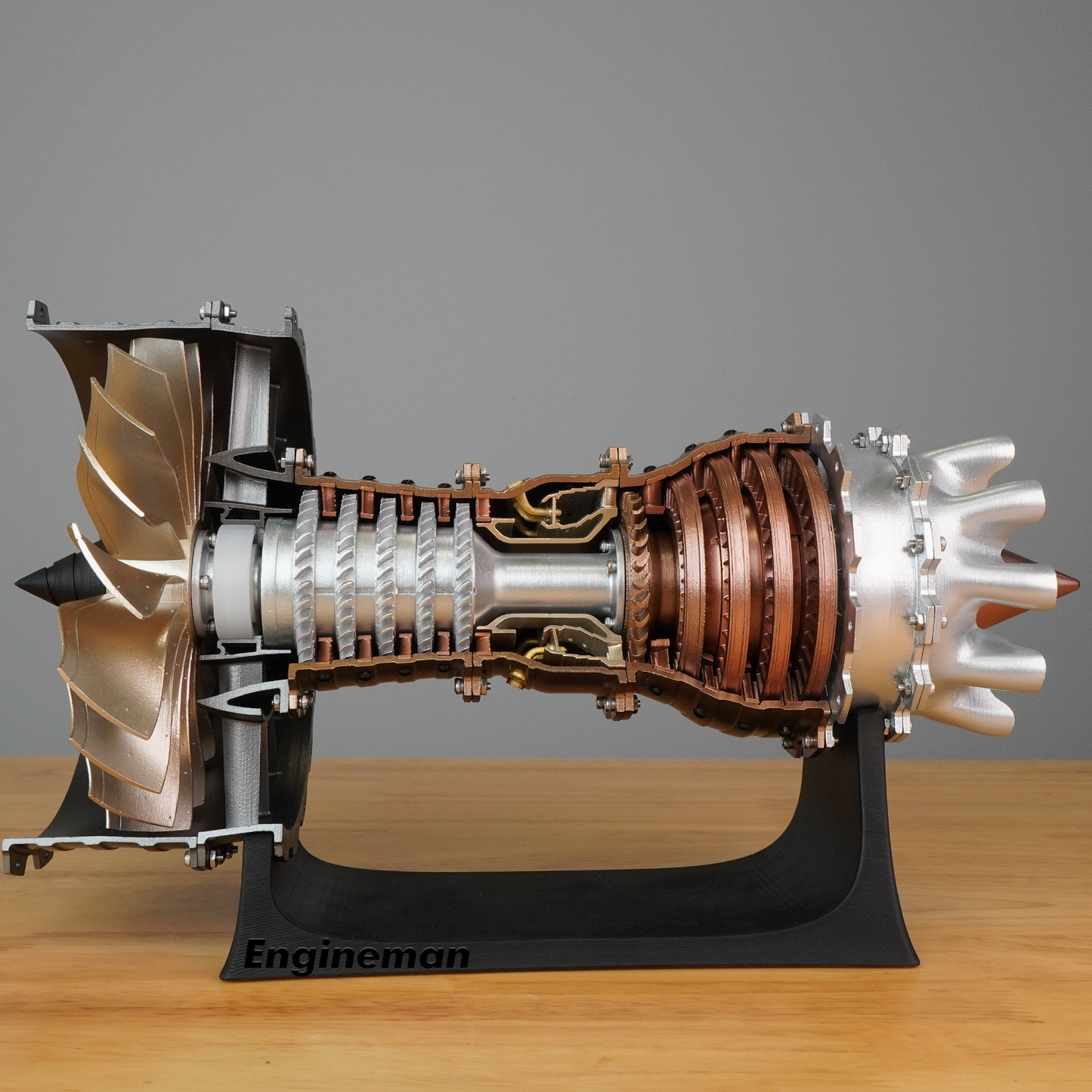 Engineman TR900 Jet Engine kit - 3D Printing Turbofan Aircraft Engine Toy Model