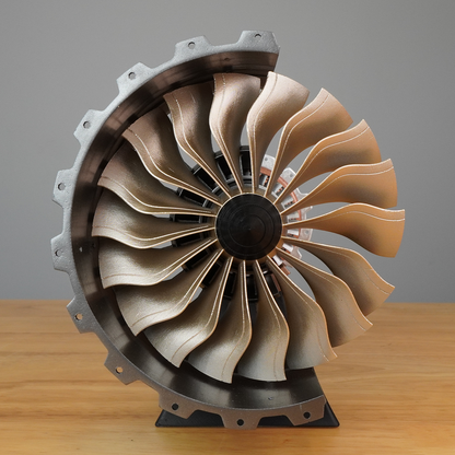 Jet Engine TR900 model kit - 3D Printing -Trent 900 Aircraft Engine Model Kit - Turbofan Engine Mechanical Science STEM Toy