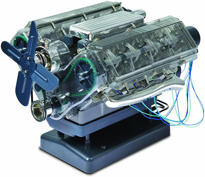 V8 Combustion Engine Scale Model(V8 Engine Model Kit that Works - Build Your Own V8 Engine - V8 Engine Building Kit)