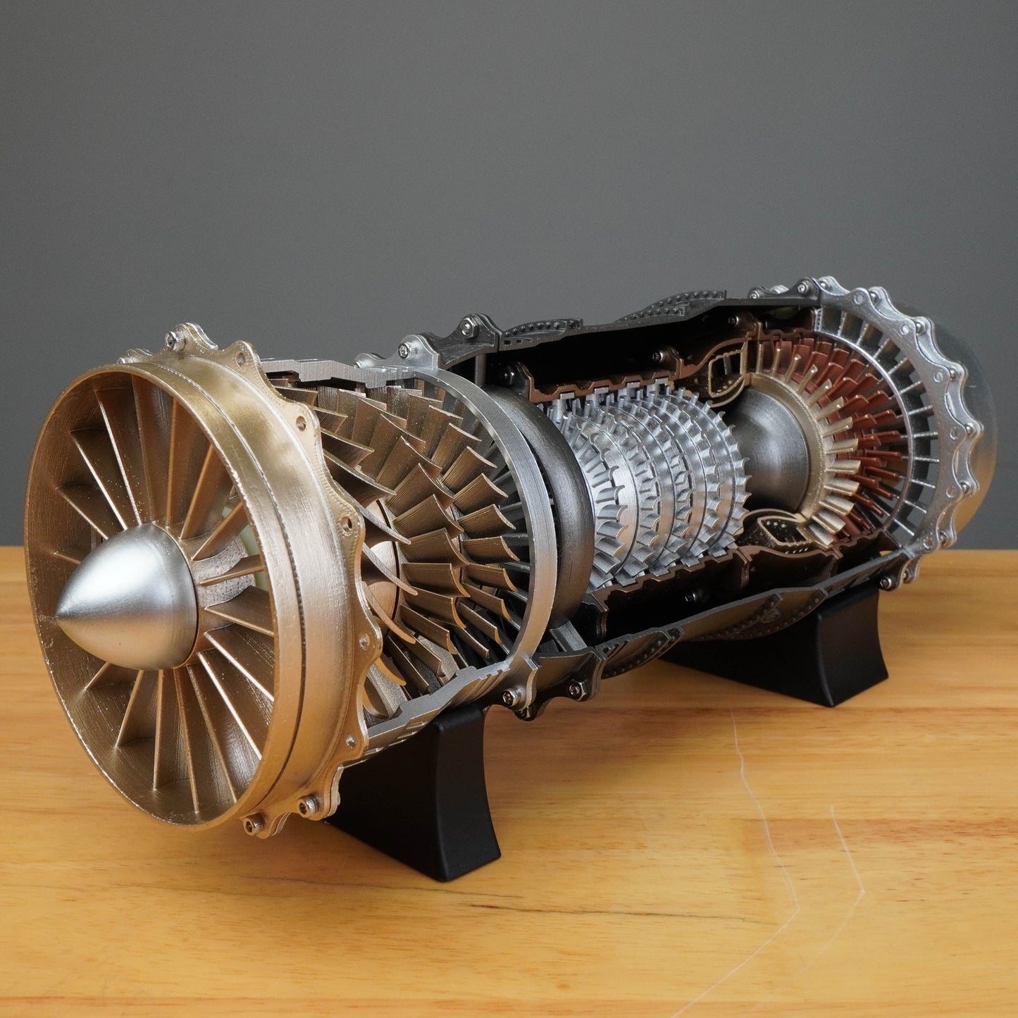 Engineman WS15 Turbofan Engine Kit - 3D Printing Fighter Jet Engine Toy Model - F22