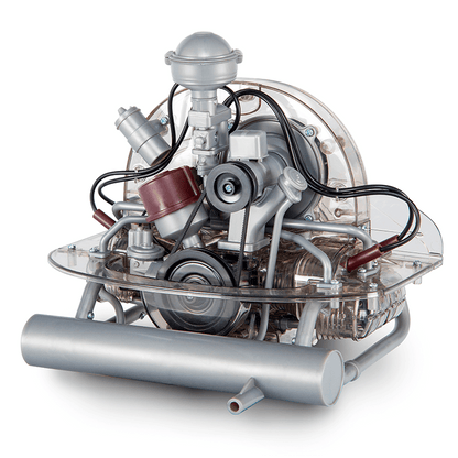 VOLKSWAGEN  Flat-Four Engine Model Kit - Build Your Own 4 Cylinder Engine That Works - Volkswagen Beetle DIY Assembly Kit