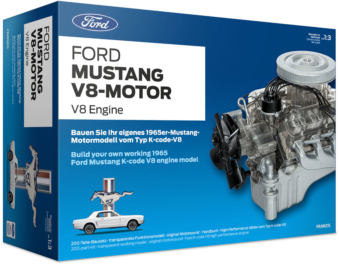 Ford Mustang V8 Engine Model Kit - Build Your Own V8 Engine